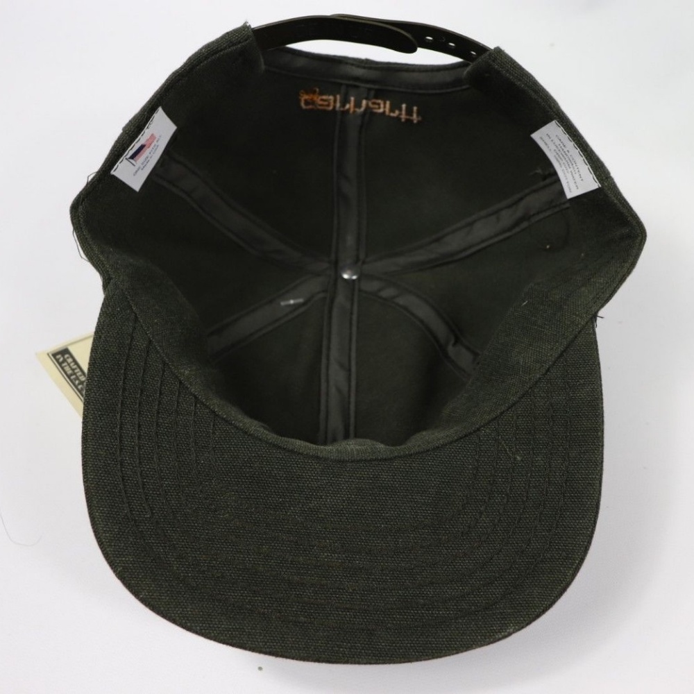Vintage New Carhartt Spell Out Snapback Hat Green - Picture 5 of 8